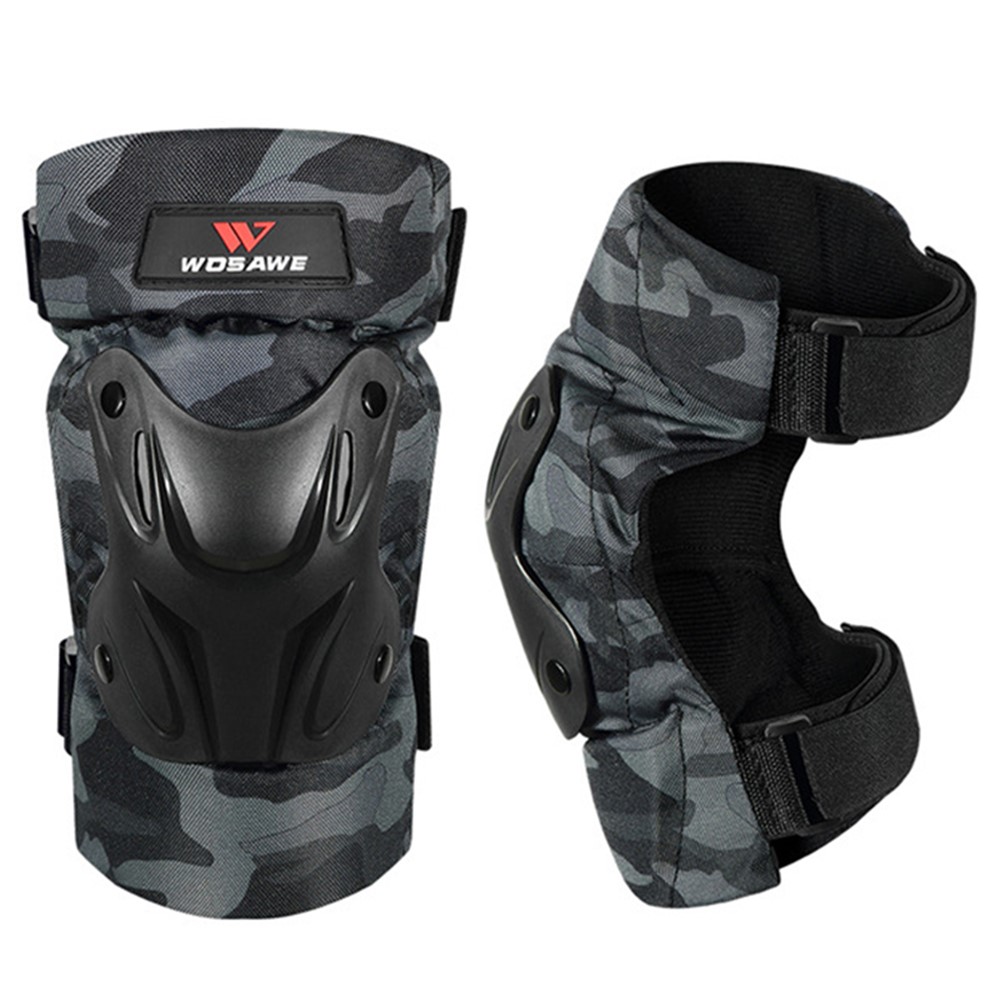 WOSAWE MO366-HZ 1 Pair Adult Motorcycle Riding Camouflage Elbow Pads Hard Shell Anti-fall Anti-collision Elbow Protective Gear-3