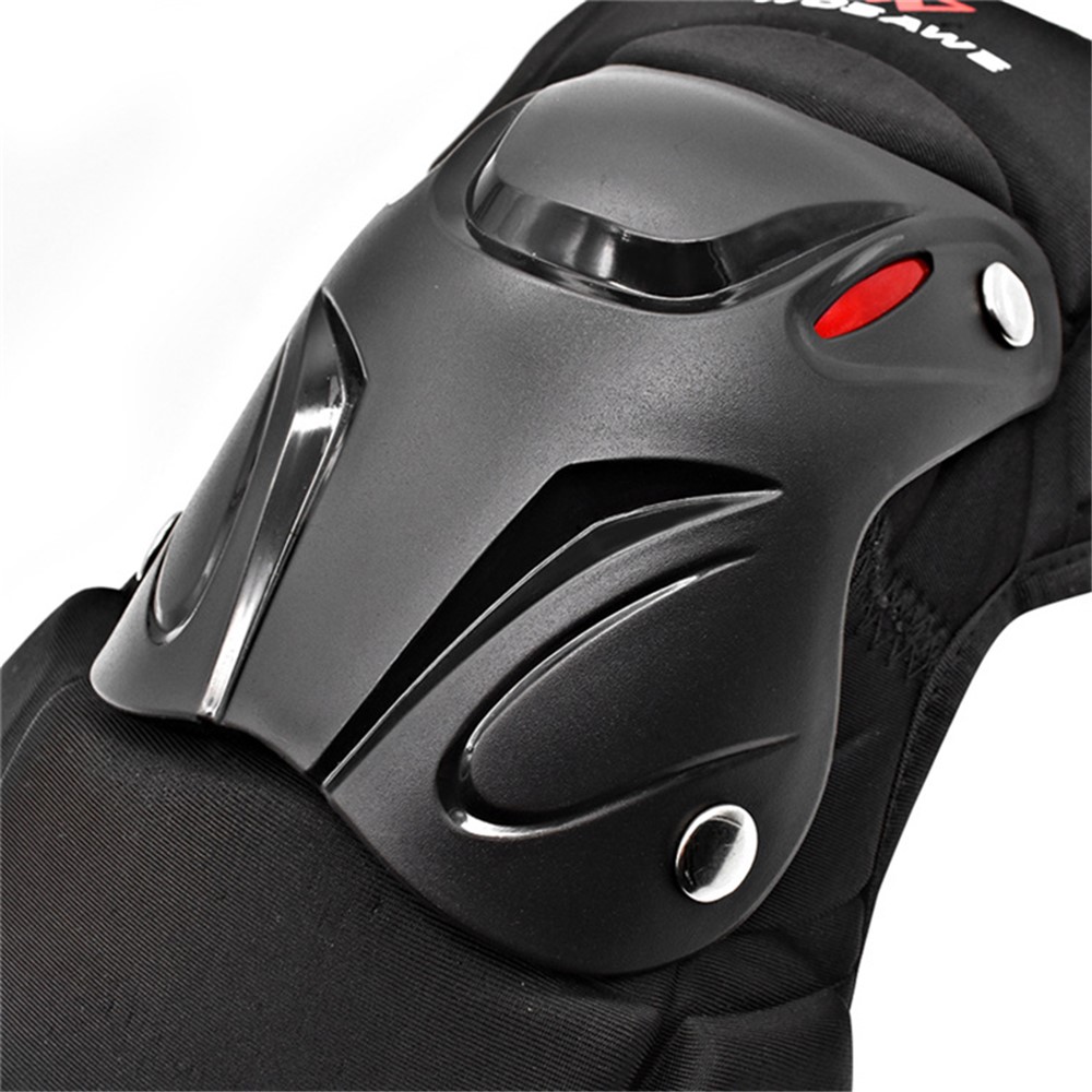 WOSAWE MO352-HZ 1Pc Adult Motorcycle Riding Ski Roller Skating Elbow Pads Hard Shell Anti-fall Anti-collision Elbow Protective Gear-4