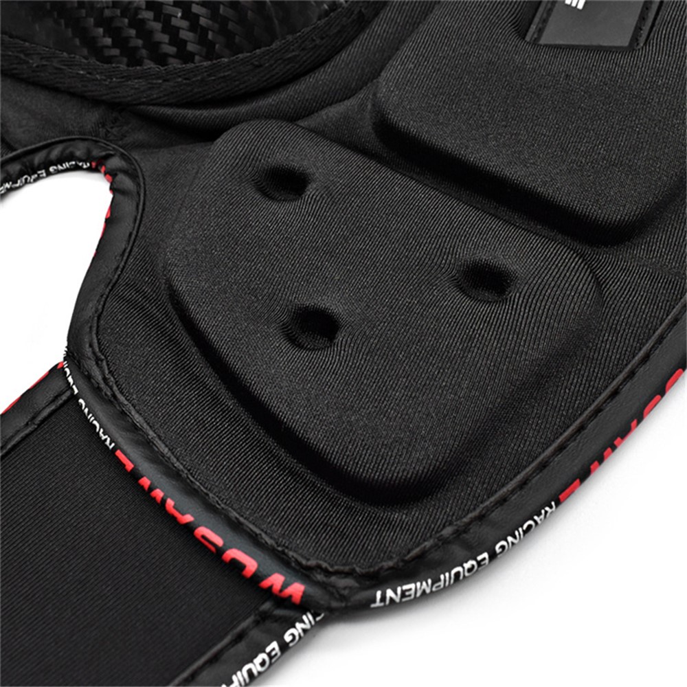 WOSAWE ML332-HX 1 Pair Motorcycle Riding Knee Guard Carbon Fiber Hard Shell Roller Skating Skateboard Anti-collision Knee Pad Protector-10