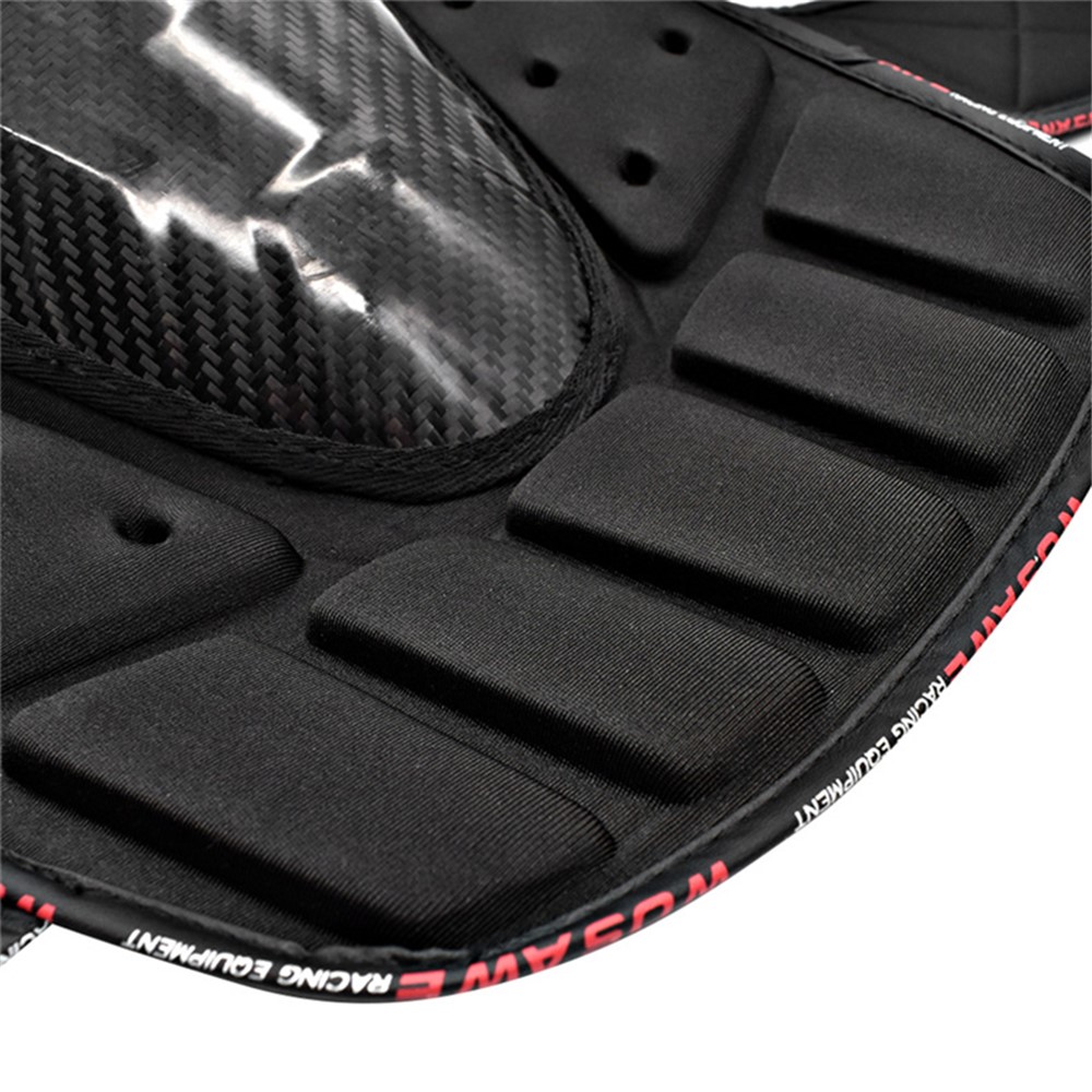 WOSAWE ML332-HX 1 Pair Motorcycle Riding Knee Guard Carbon Fiber Hard Shell Roller Skating Skateboard Anti-collision Knee Pad Protector-9
