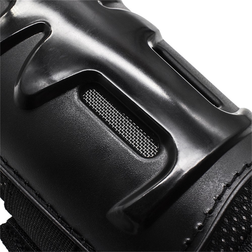 WOSAWE ML311-HX 1 Pair Motorcycle Roller Skating Anti-fall Long Knee Pads Adult PE Shell+Velvet Ski Snowboard Leg Knee Guard-4