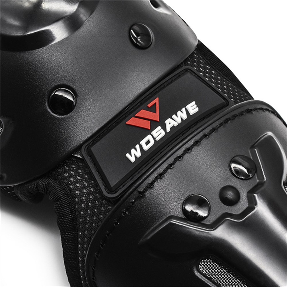 WOSAWE ML311-HX 1 Pair Motorcycle Roller Skating Anti-fall Long Knee Pads Adult PE Shell+Velvet Ski Snowboard Leg Knee Guard-5