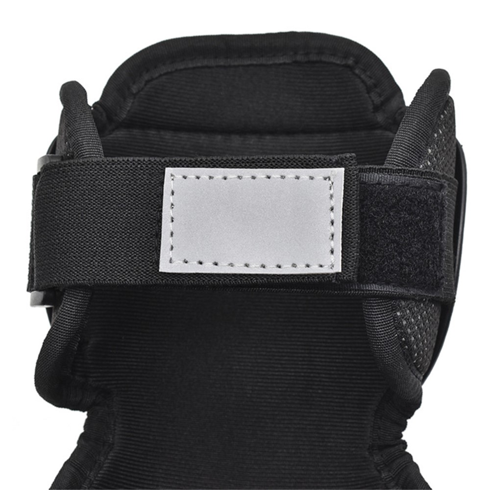 WOSAWE ML311-HX 1 Pair Motorcycle Roller Skating Anti-fall Long Knee Pads Adult PE Shell+Velvet Ski Snowboard Leg Knee Guard-9