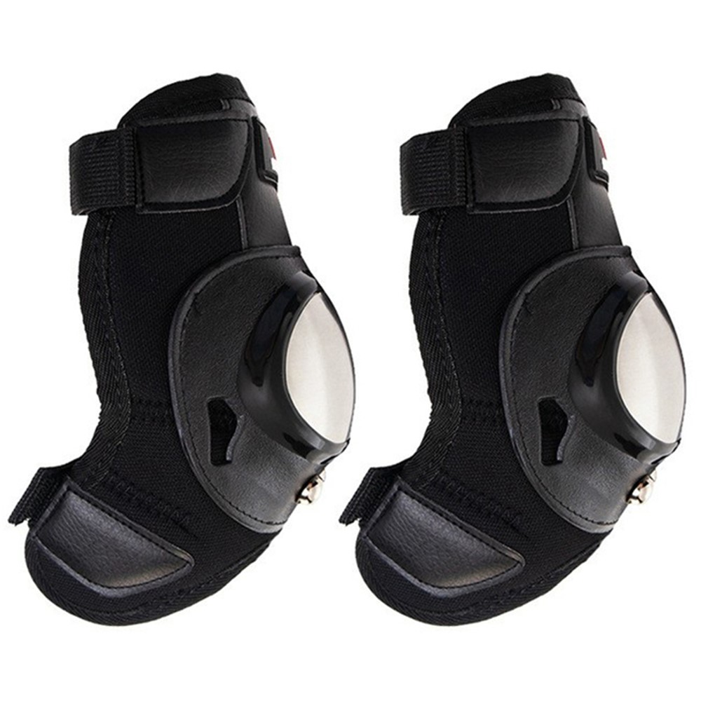 WOSAWE ML303 1 Pair Stainless Steel Elbow Pads Protector Sports Safety Gear for Skiing Motorcycle Racing MTB Cycling-4