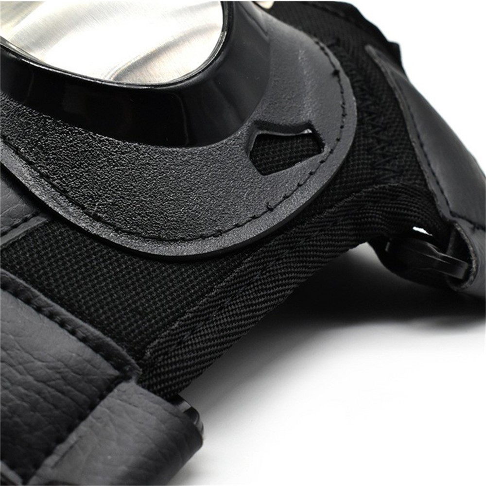 WOSAWE ML303 1 Pair Stainless Steel Elbow Pads Protector Sports Safety Gear for Skiing Motorcycle Racing MTB Cycling-8