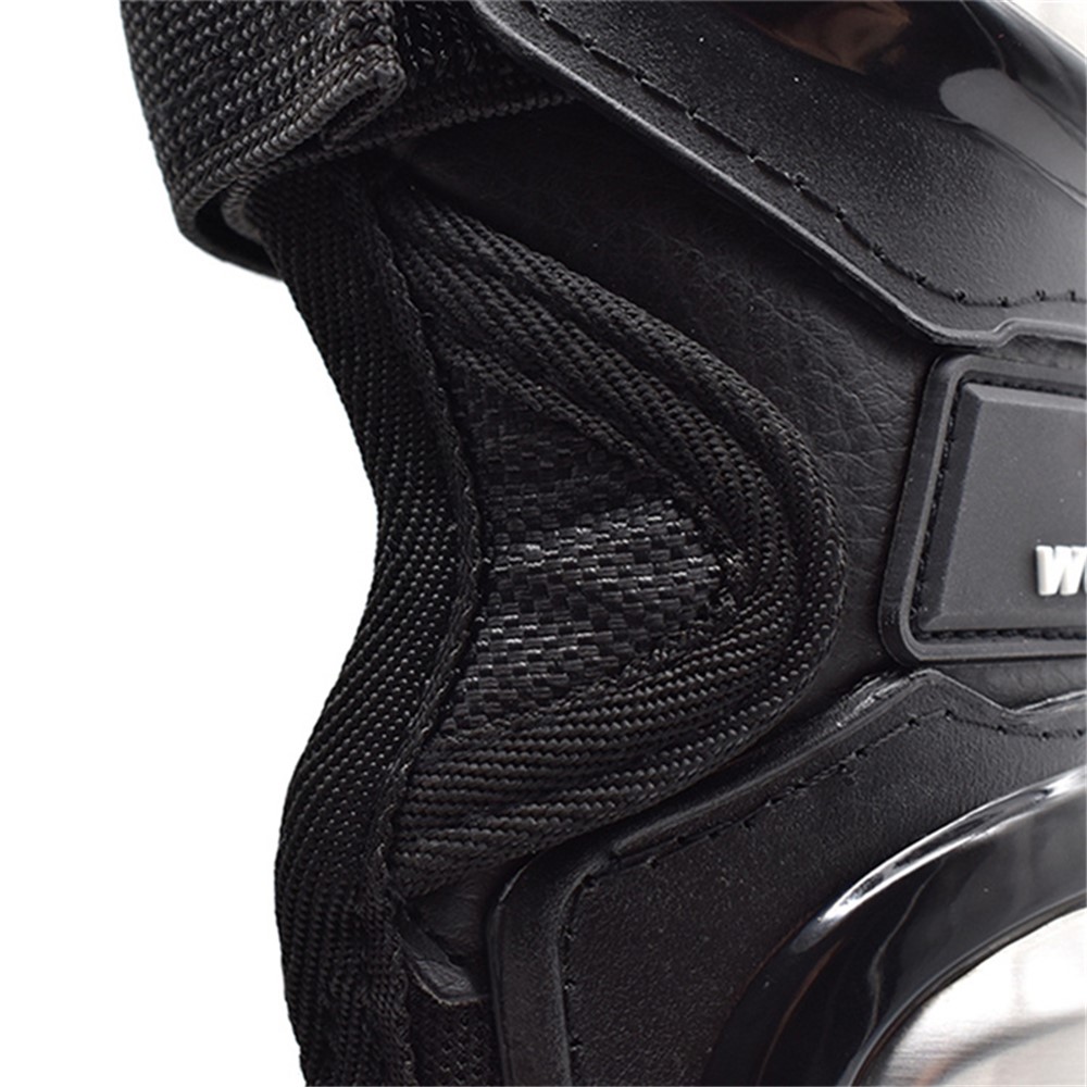 WOSAWE ML305 1 Pair Motocross MTB Cycling Anti-fall Elbow Pad Men Women Reflective Ski Roller Skating Thicken Stainless Steel EVA Elbow Guard-12