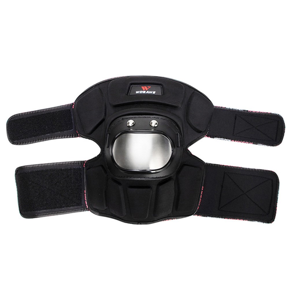 WOSAWE BC344 1 Pair Stainless Steel Protective Plate Elbow Protector Guard Motorcycle Ski Snowboard Skating Sport Elbow Guard Pads-5