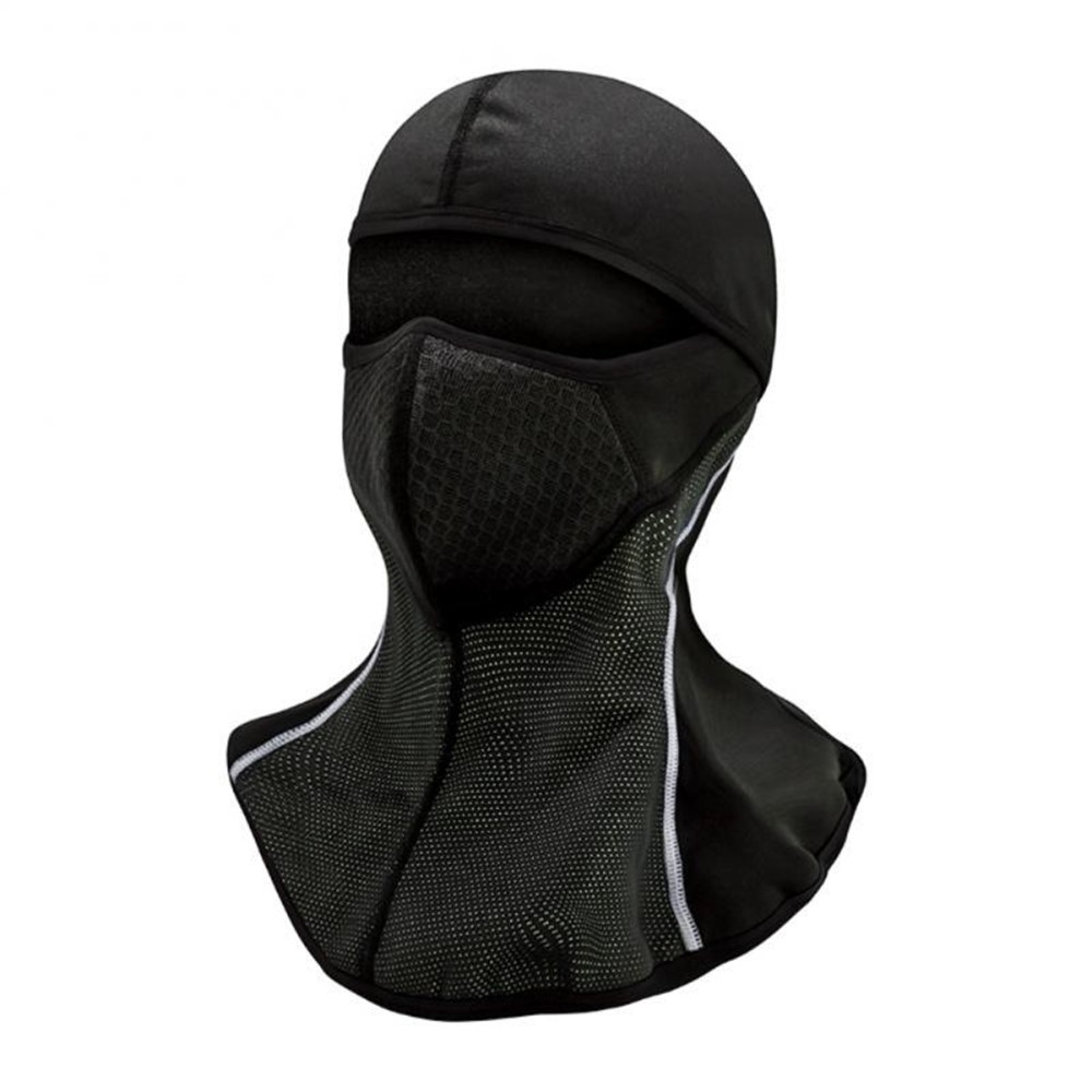 YSANAM YS3062 Outdoor Cold Proof Face Mask Warm Protection Reflective Zipper Neck Scarf for Bike Cycling - White-1