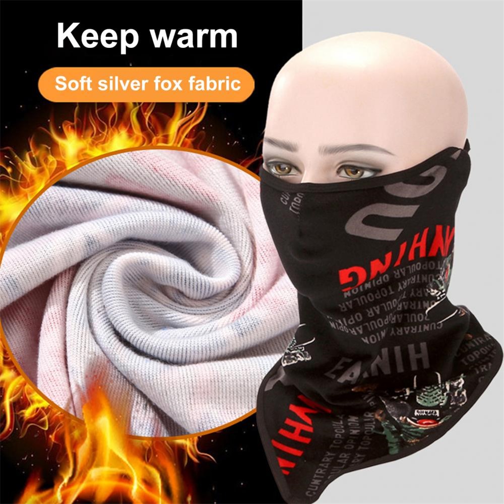 YSANAM YS3639 Neck Gaiter Cold Weather Cycling Ski Mask Windproof Thermal Winter Scarf Neck Warmer Hood - Spaceman-2