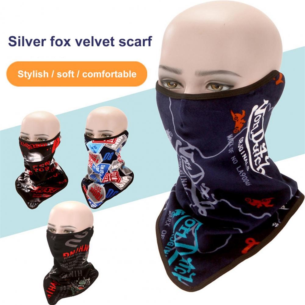 YSANAM YS3639 Neck Gaiter Cold Weather Cycling Ski Mask Windproof Thermal Winter Scarf Neck Warmer Hood - Spaceman-5