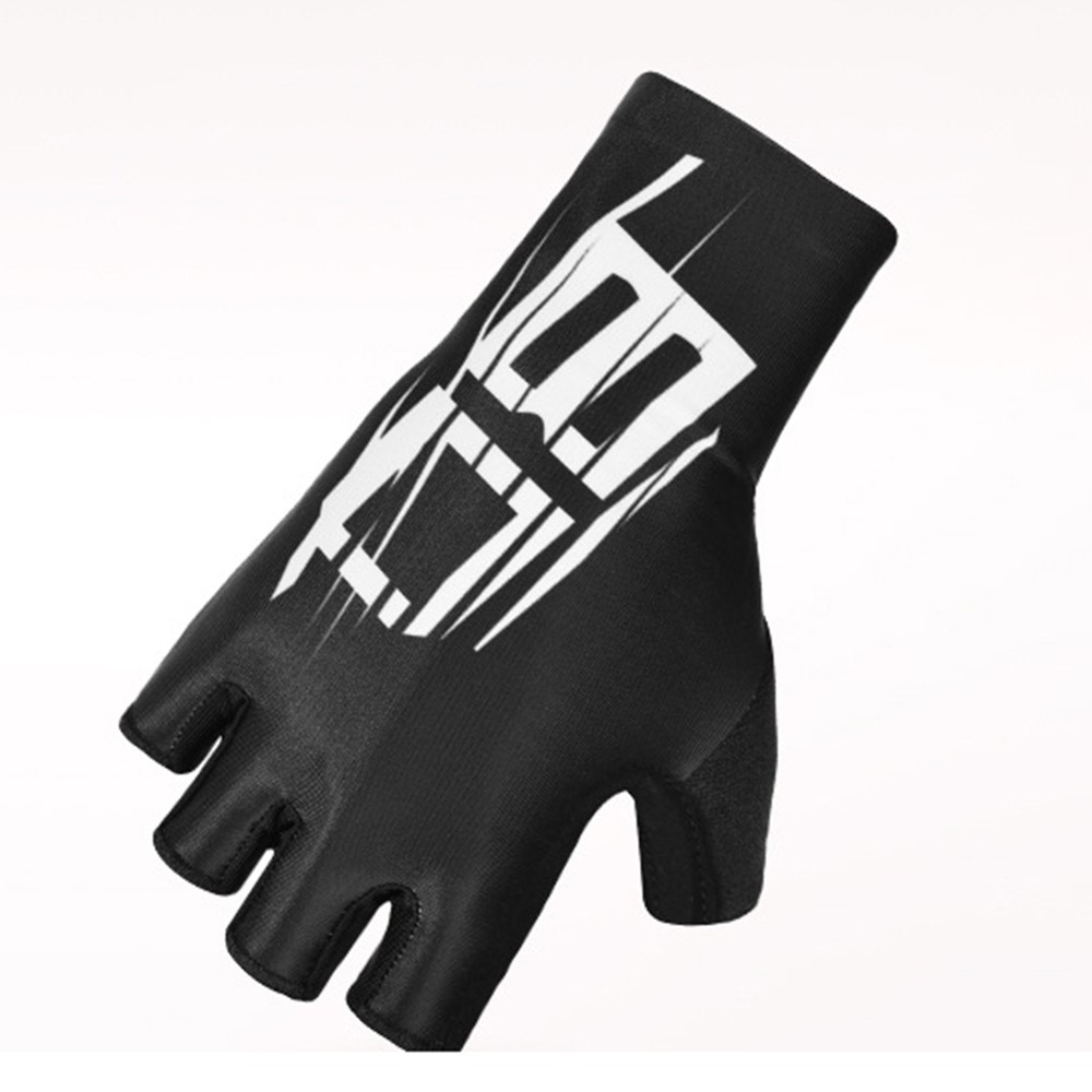 BOODUN 2191159 Breathable Lycra Half Finger Cycling Gloves Silicone Padded Quick Taking-Off Road Bike Gloves Outdoor/Sports/Workout Cycling Accessory - Rose/M-2