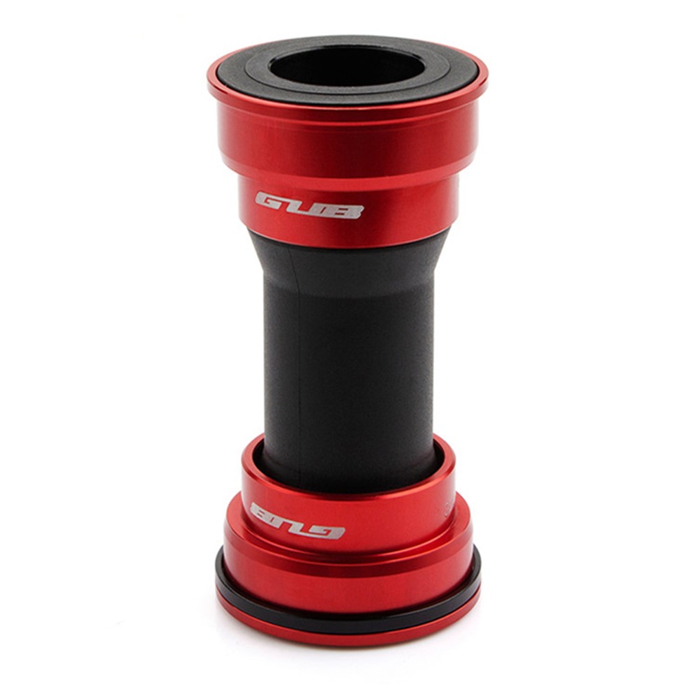 GUB BB86/92 MTB Road Bike Bottom Bracket Ceramic Bearing Press Fit for 22mm-24mm Crankset - Red-3