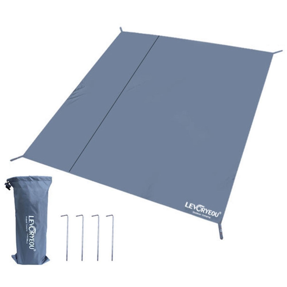 Levoryeou LR-D8521 210x210cm Extérieur 210d Tissu D'Oxford Étanche Couverture De Couverture De Sol De Camping