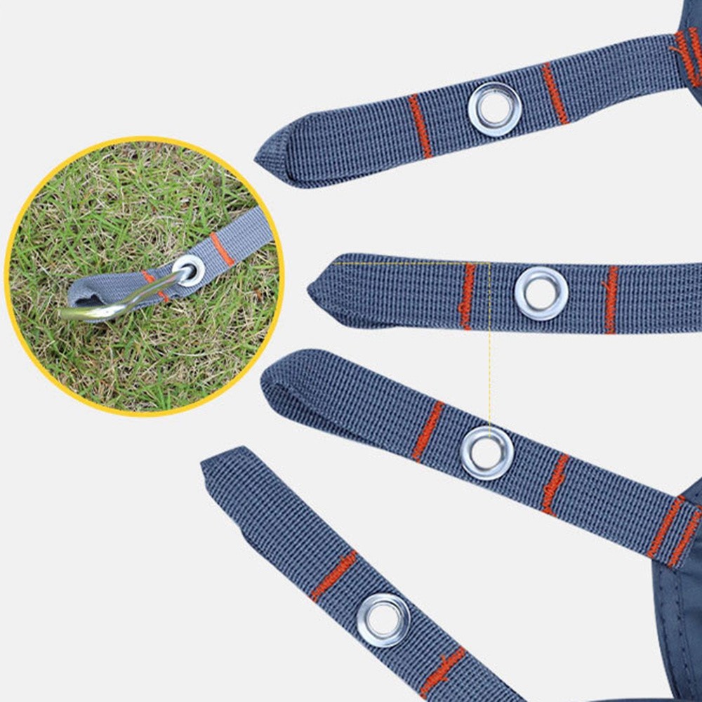 LEVORYEOU LR-D8521 210x210cm Outdoor 210D Oxford Cloth Waterproof Floor Pad Blanket Camping Hiking Picnic Mat-4