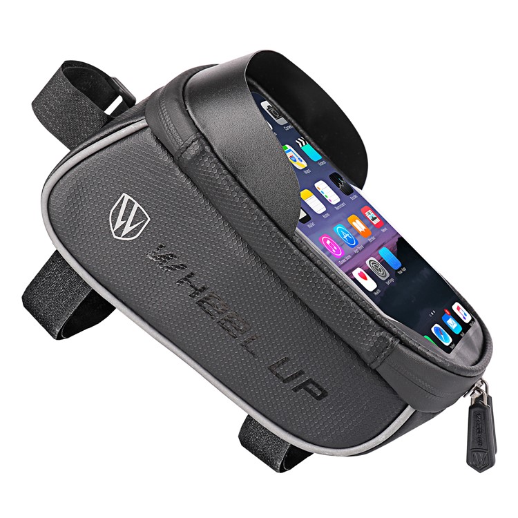WHEELUP Bicycle Cycling Bag Waterproof Saddle Bag Touch Screen 6.2" Phone Case Pouch-3