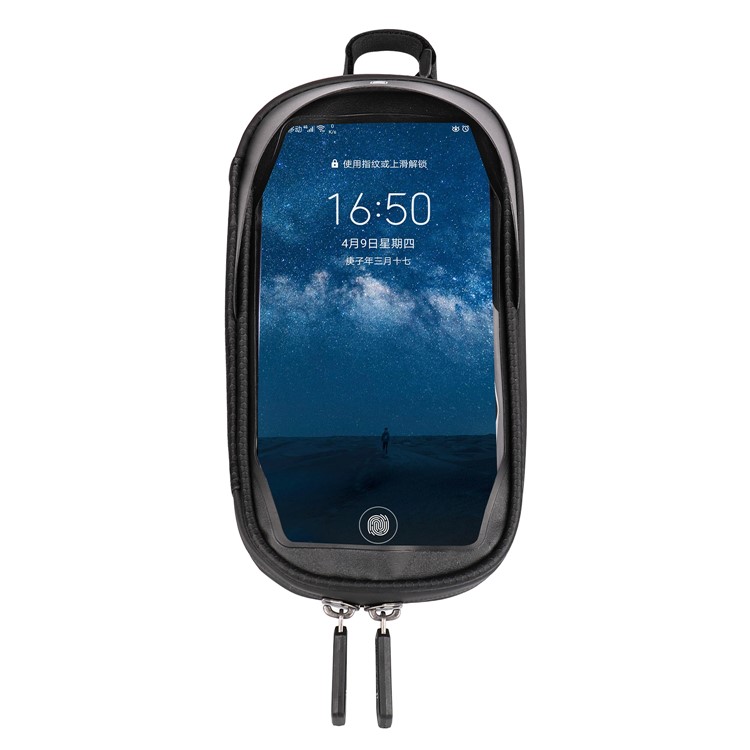 WHEELUP Bicycle Cycling Bag Waterproof Saddle Bag Touch Screen 6.2" Phone Case Pouch-4