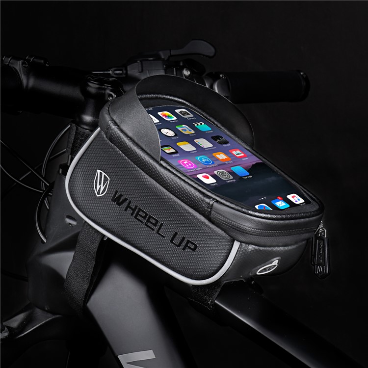 WHEELUP Bicycle Cycling Bag Waterproof Saddle Bag Touch Screen 6.2" Phone Case Pouch-8