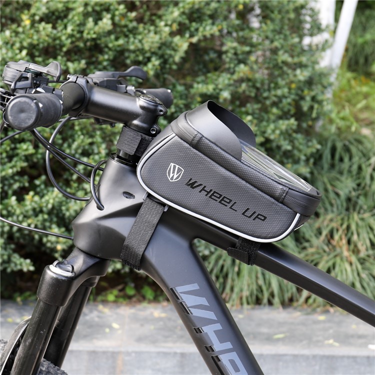 WHEELUP Bicycle Cycling Bag Waterproof Saddle Bag Touch Screen 6.2" Phone Case Pouch-9