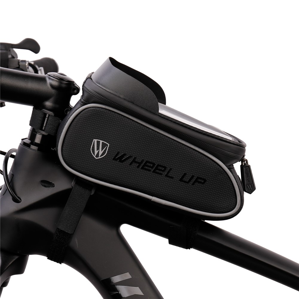 WHEEL UP 020-5 Cycling Bag Highly Waterproof Saddle Bag Touch Screen 6.5" Phone Pouch Case Holder-4