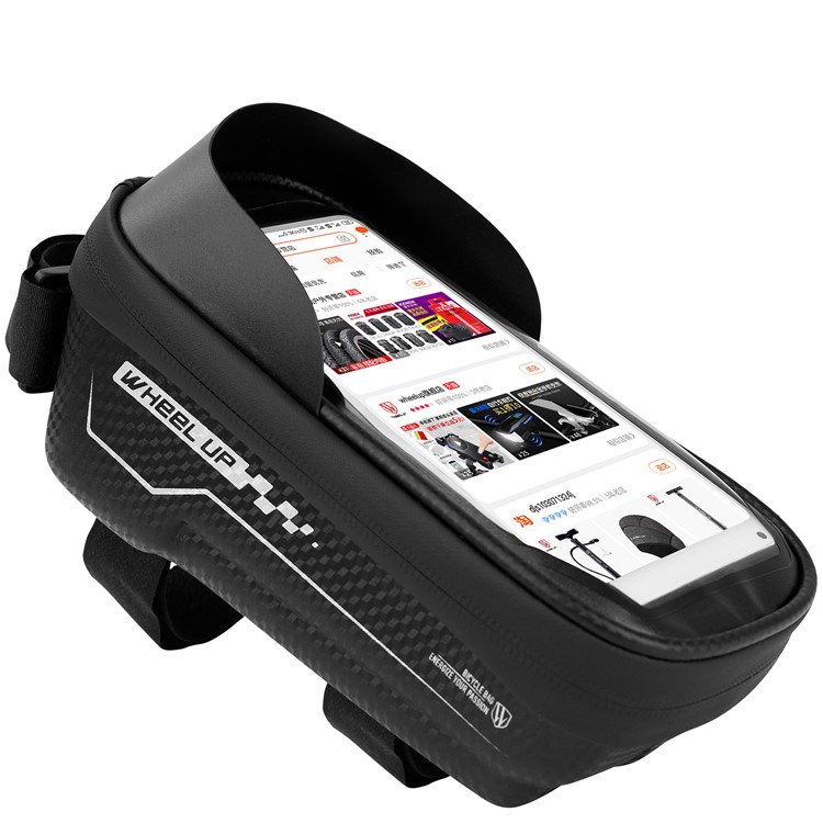 WHEEL UP Cycling Bag Waterproof Saddle Bag Touch Screen 6.5" Phone Case Front Bicycle Bag-3