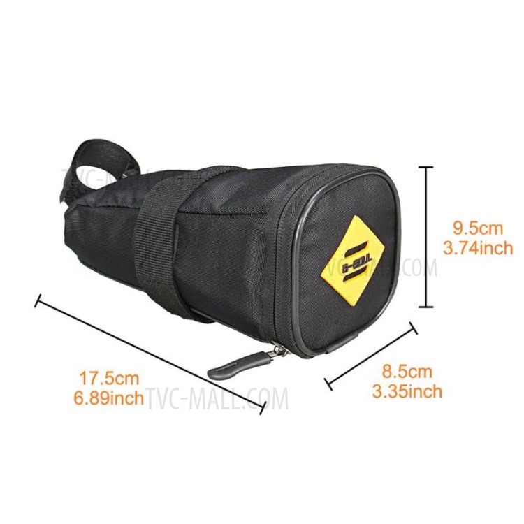 B-SOUL Mountain Bike Road Bike Saddle Bag Anti-splash Back Seat Bag-7