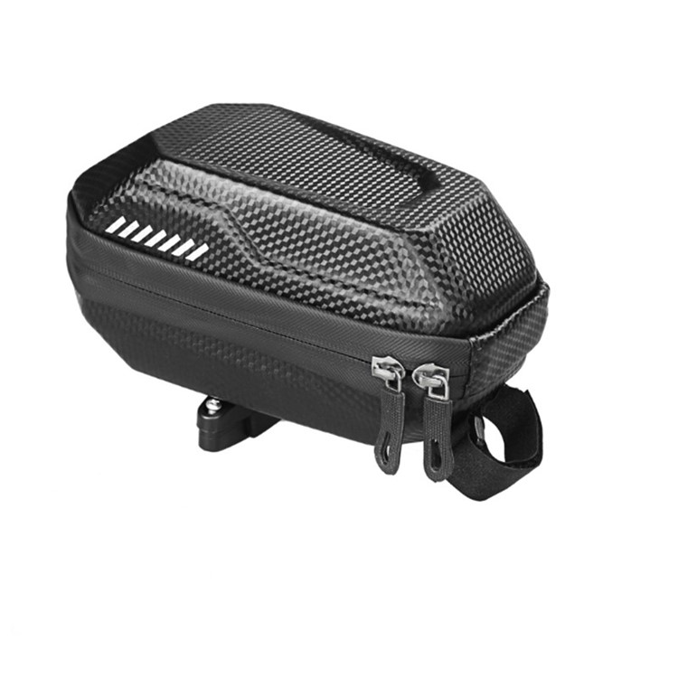 Bicycle Bag Carbon Skin Waterproof Mountain Bike Large Capacity Hard Shell Saddle Bag-3