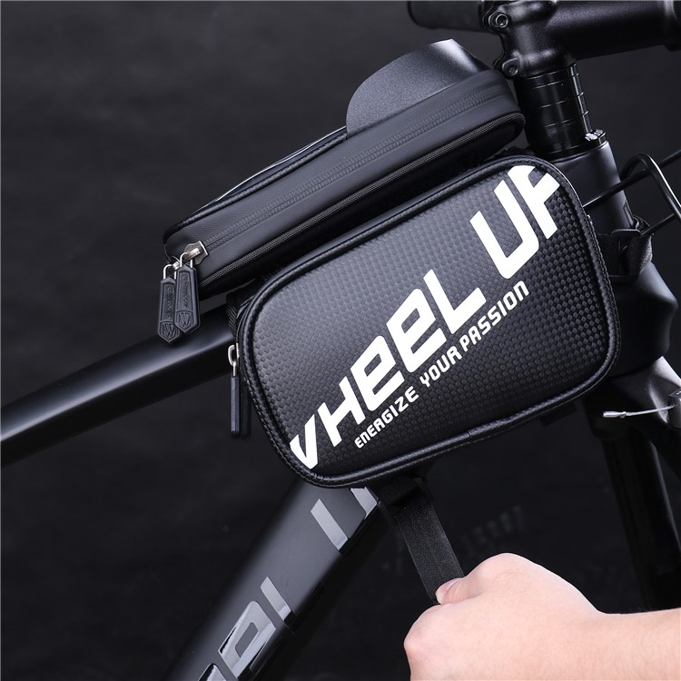 WHEELUP 6.5-inch Touch Screen Bicycle Bag Waterproof Phone Frame Top Tube Bike Bag-12