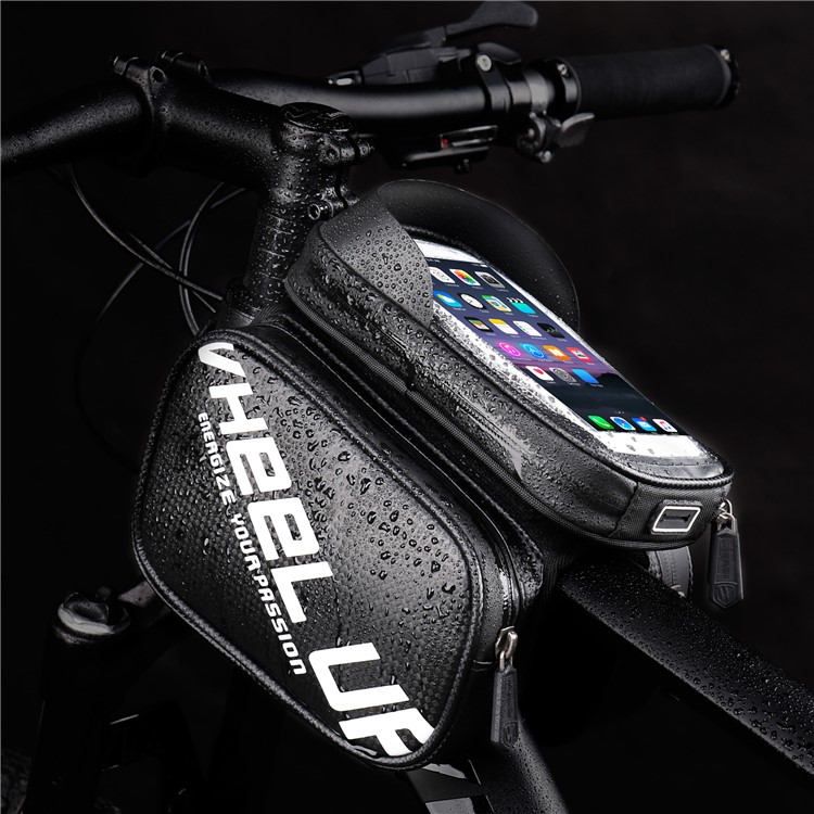 WHEELUP 6.5-inch Touch Screen Bicycle Bag Waterproof Phone Frame Top Tube Bike Bag-7