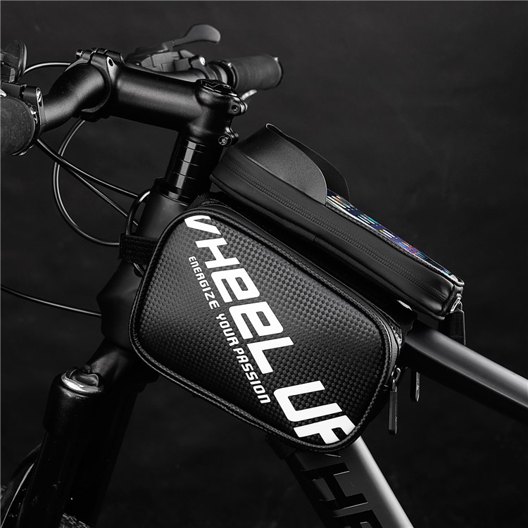 WHEELUP 6.5-inch Touch Screen Bicycle Bag Waterproof Phone Frame Top Tube Bike Bag-8