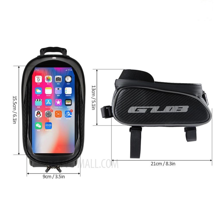 GUB 923 Waterproof Bicycle Front Tube Bag for Smart iPhone within 6.6-inch-9