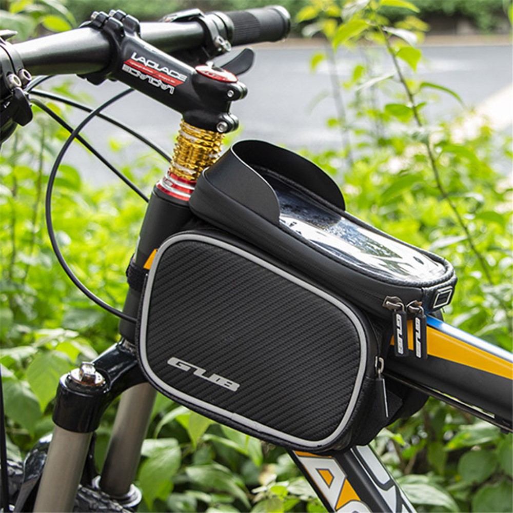 GUB 925 Touch Screen Mobile Phone Bag Bicycle Front Bag with Sun Visor-2