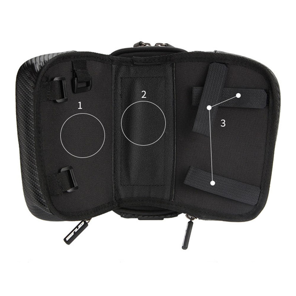 GUB 925 Touch Screen Mobile Phone Bag Bicycle Front Bag with Sun Visor-3