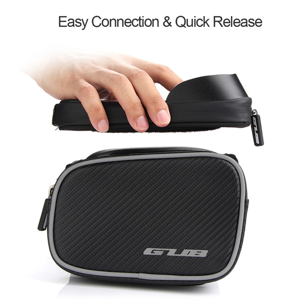 GUB 925 Touch Screen Mobile Phone Bag Bicycle Front Bag with Sun Visor-5