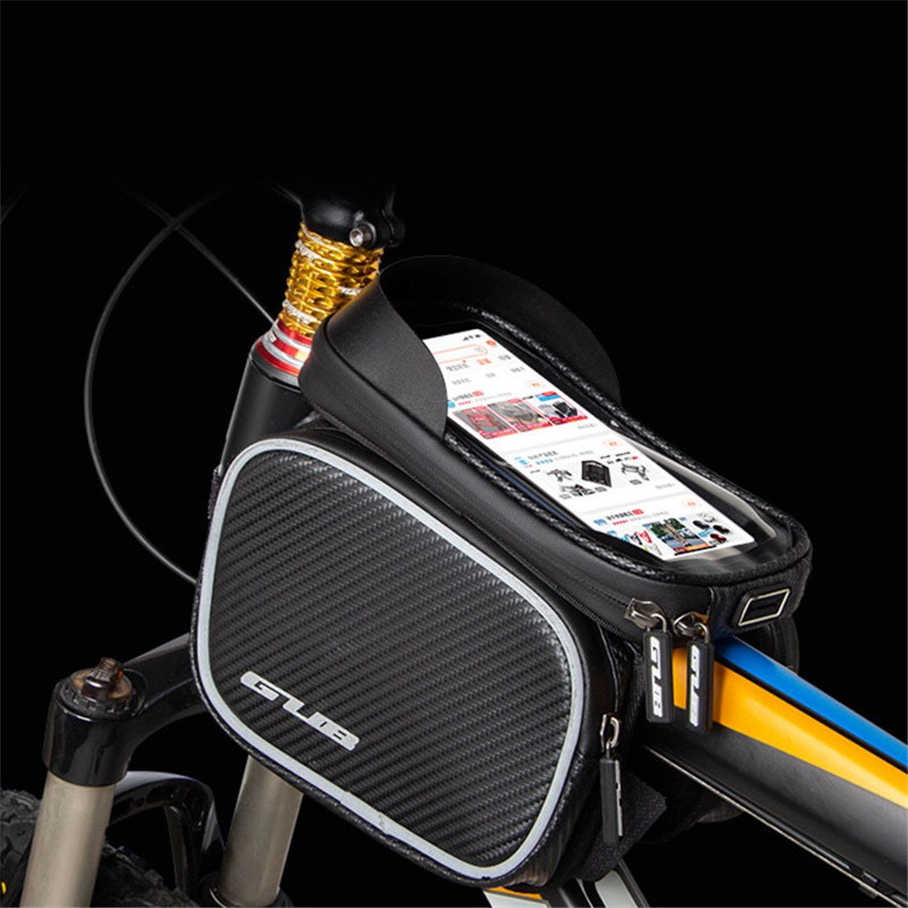 GUB 925 Touch Screen Mobile Phone Bag Bicycle Front Bag with Sun Visor-8