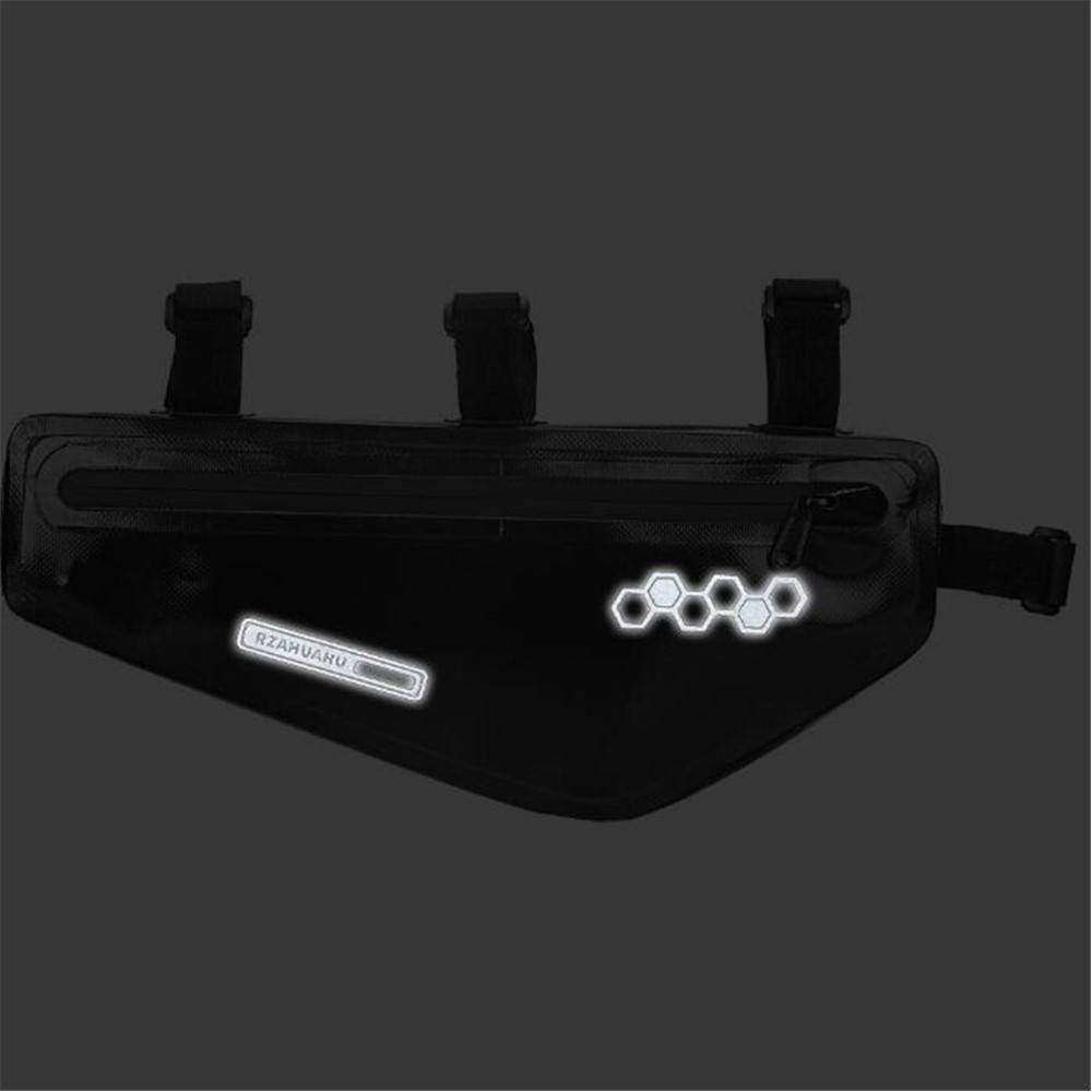 1.5L Bicycle Waterproof EVA Triangle Bag Mountain Bike Front Frame Storage Bag-6