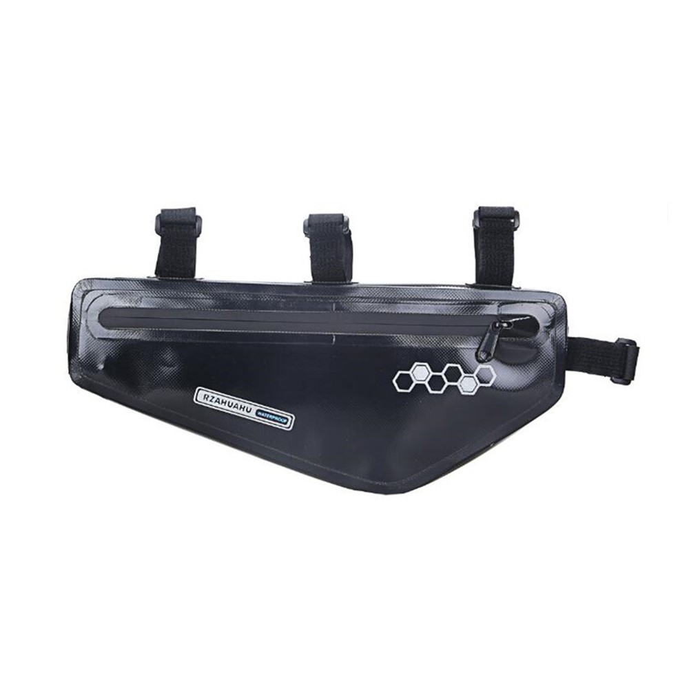 1.5L Bicycle Waterproof EVA Triangle Bag Mountain Bike Front Frame Storage Bag-9