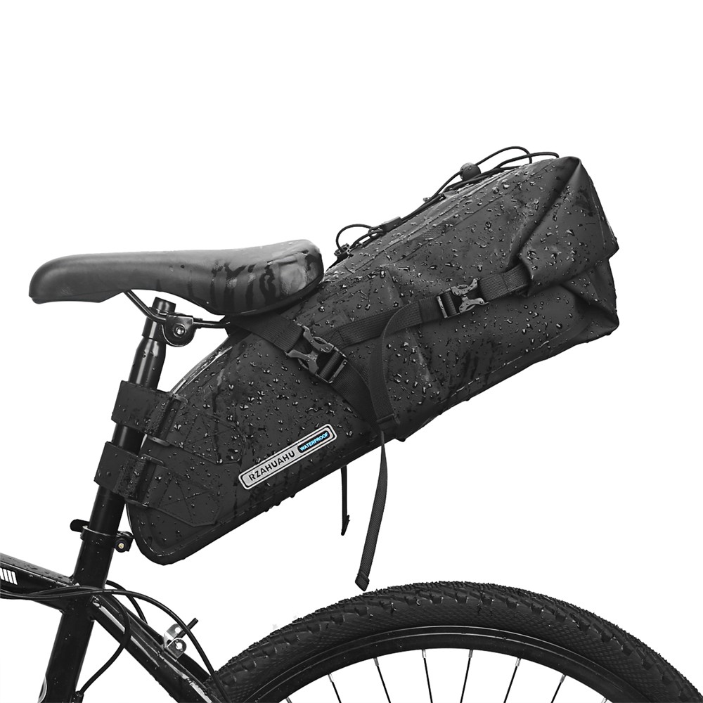 15L Large Capacity Expandable Bike Seat Bag Road MTB Bicycle Waterproof Pouch-3