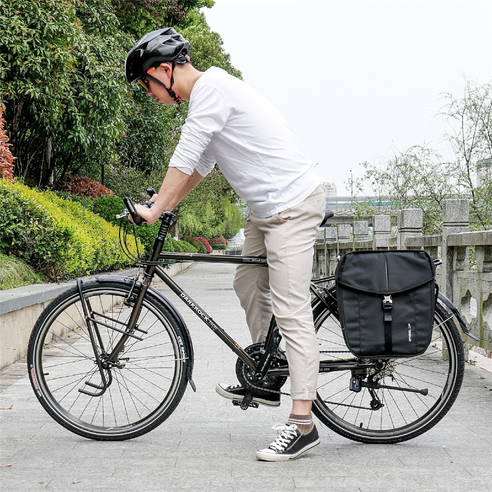 WHEEL UP FS009 Outdoor Cycling 22L Large Capacity Bicycle Rear Rack Carrier Bag Bike Tail Seat Pannier Pack Tote Handbag-4