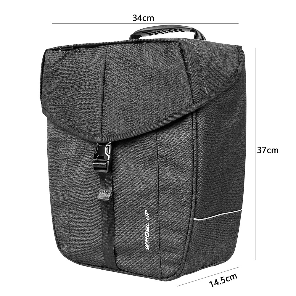WHEEL UP FS009 Outdoor Cycling 22L Large Capacity Bicycle Rear Rack Carrier Bag Bike Tail Seat Pannier Pack Tote Handbag-5