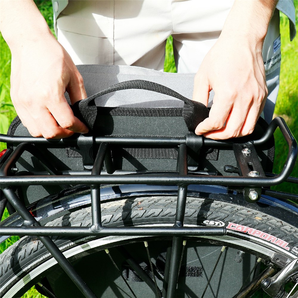 WHEEL UP FS007 24L Large Capacity Bicycle Rear Rack Carrier Bag Cycling Tail Seat Pannier Pack Tote Handbag-9