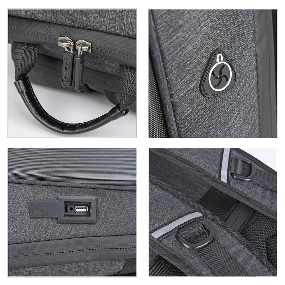 WHEEL UP E003 16L Waterproof Cycling Bike Backseat Tail Bag Bicycle Pannier Rack Bag Large Capacity Shoulder Bag-7