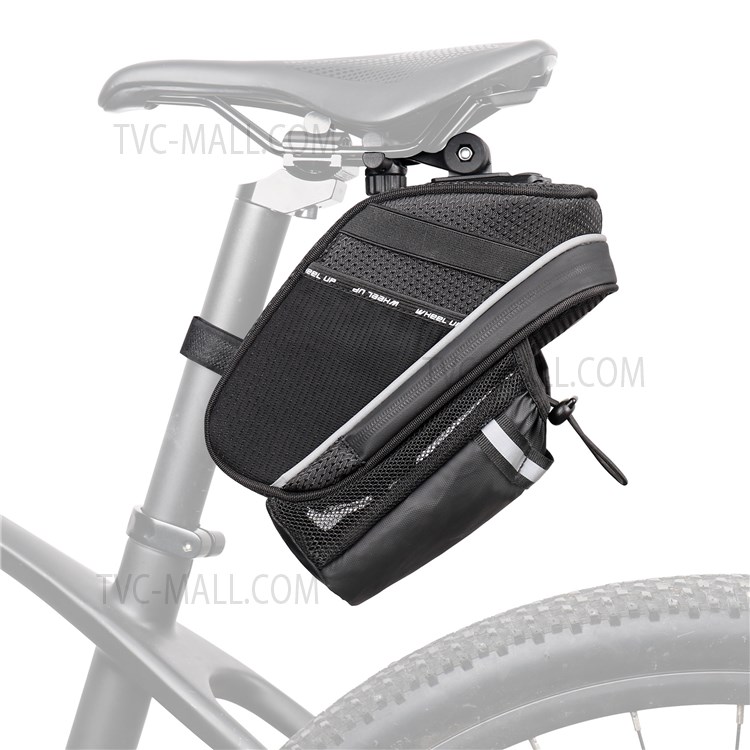 WHEEL UP C32 Road Mountain Bike Bicycle Rear Saddle Bag Waterproof Tail Bag with Water Bottle Pocket-1