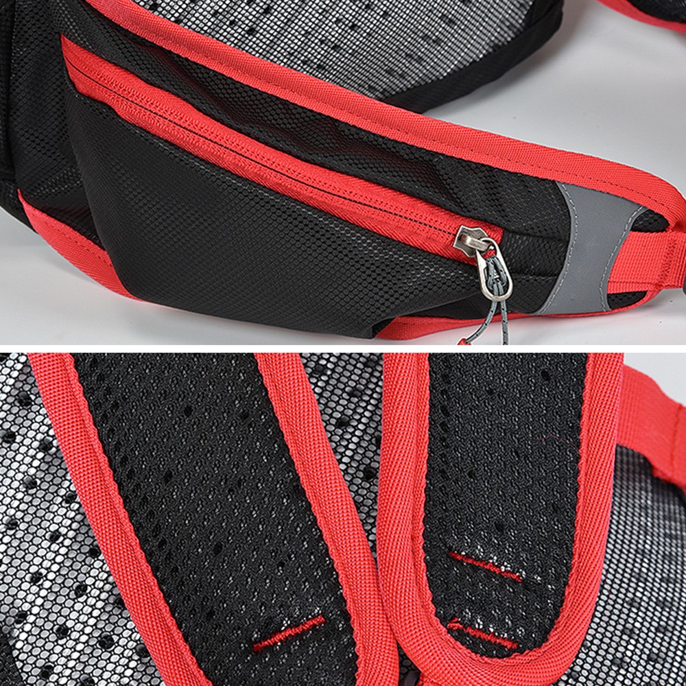 ANMEILU 1037 Cycling Camping Hydration Water Bladder Shoulder Bag Waterproof Helmet Backpack - Red-10
