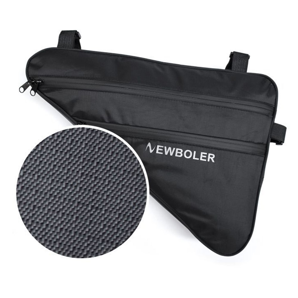 NEWBOLER 2.5L Bike Storage Bag Handlebar Bag Triangle Saddle Bike Frame Pouch for Cycling-4