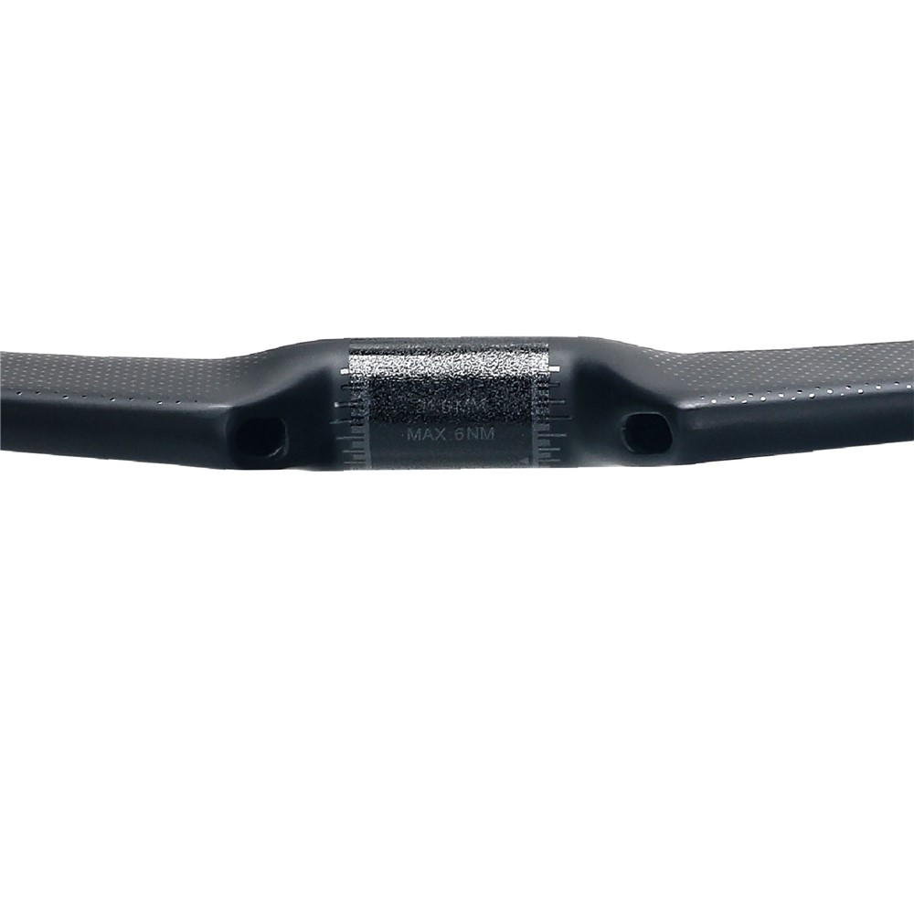 TOSEEK TR-3000 Carbon Fiber Handlebar Road Bike Drop Bent Handle Bar 31.8mm 400mm - Black-4