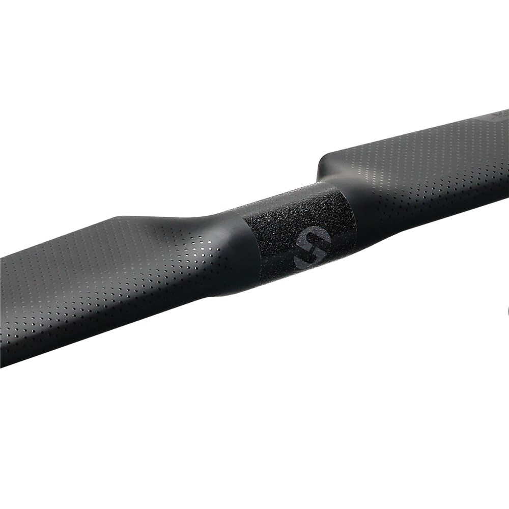 TOSEEK TR-3000 Carbon Fiber Handlebar Road Bike Drop Bent Handle Bar 31.8mm 400mm - Black-6