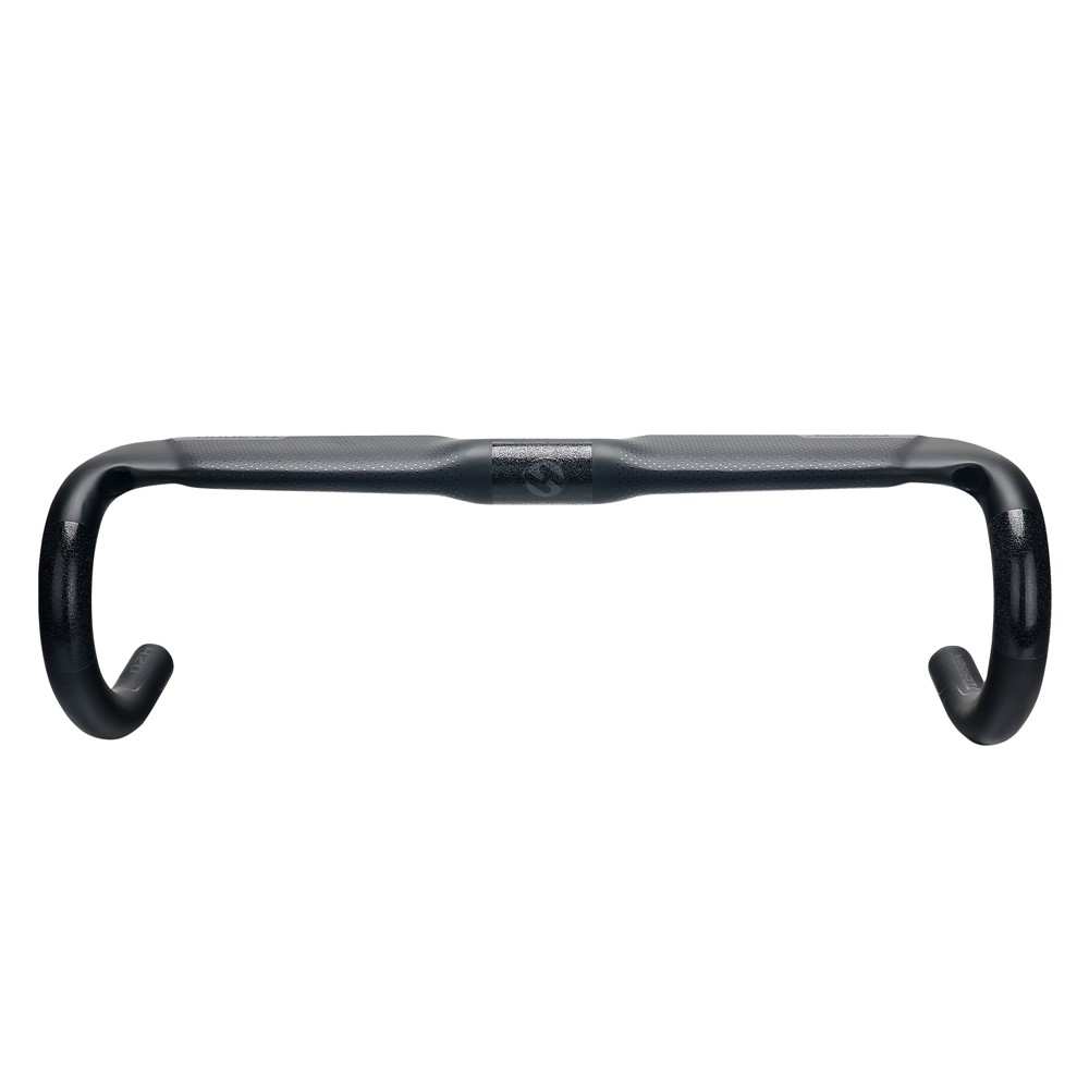 TOSEEK TR-3000 Carbon Fiber Handlebar Road Bike Drop Bent Handle Bar 31.8mm 400mm - Black-9