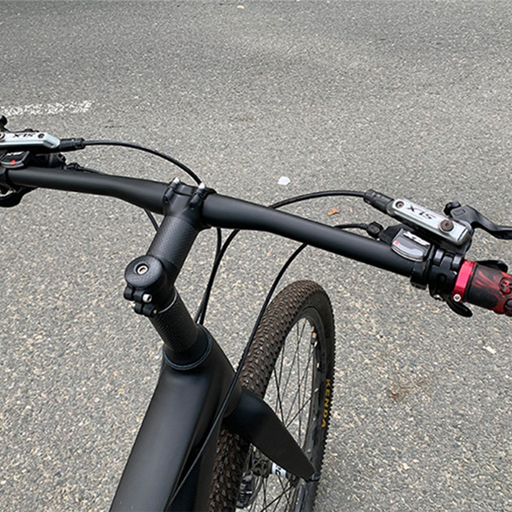 TOSEEK Full Carbon Fiber Mountain Bike Handlebar 31.8mm MTB Bike Replace Part - Flat Handlebar 660mm-6