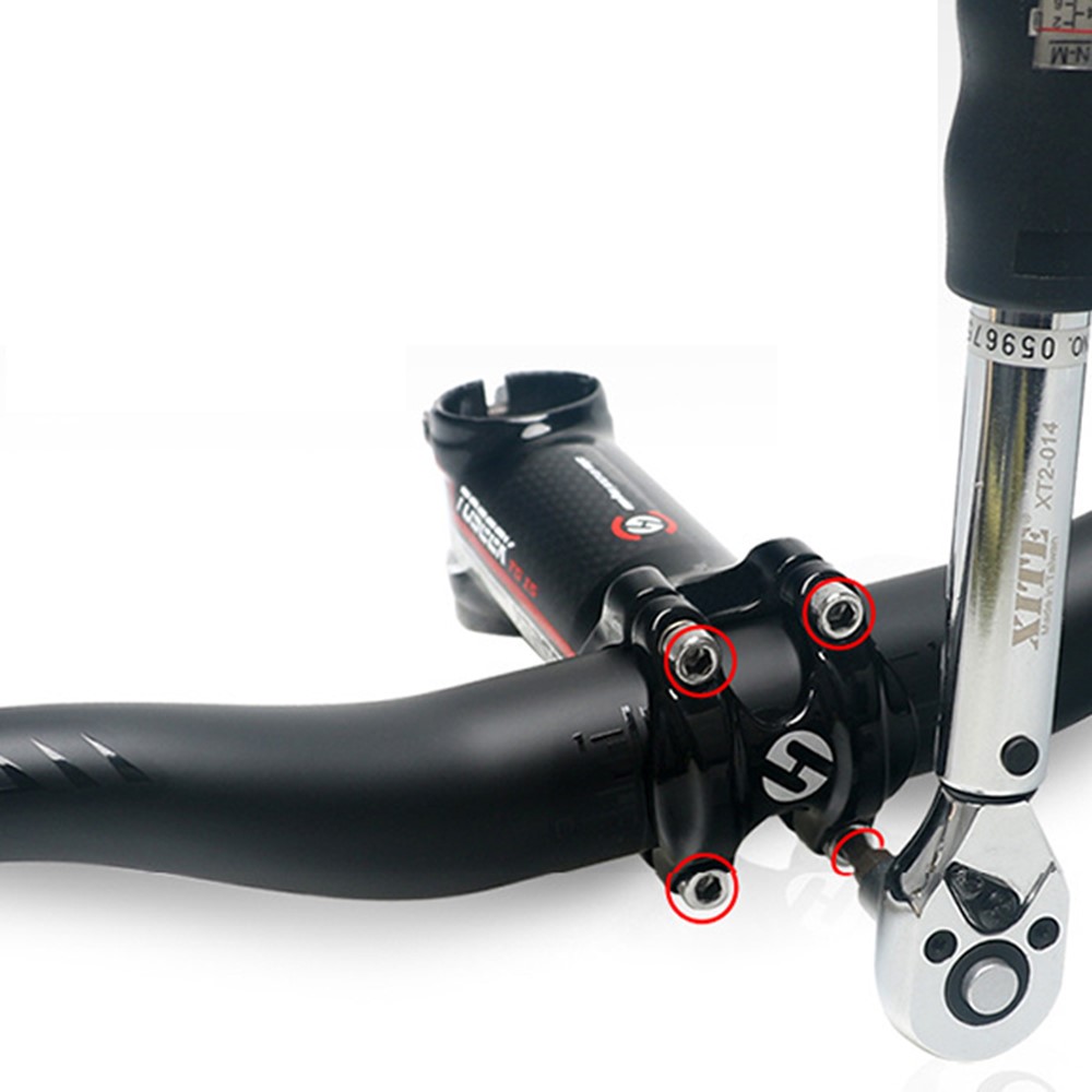 TOSEEK Full Carbon Fiber 31.8mm Mountain Bike Handlebar MTB Handle Bar Part - Flat Handlebar 700mm-6