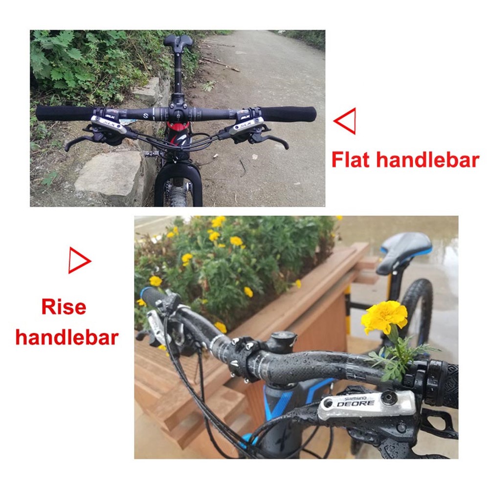 TOSEEK Full Carbon Fiber Handlebar Mountain Bike Bicycle Part 31.8mm - Rise Handlebar 580mm-2